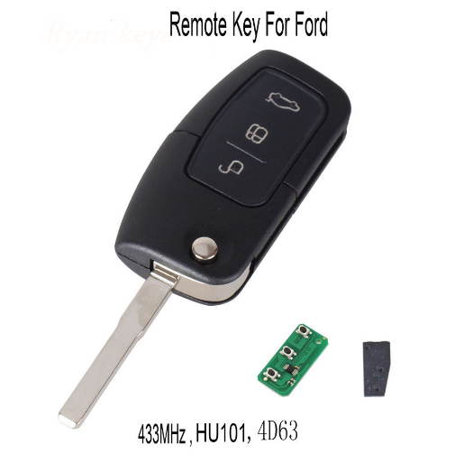 For 2011 2012 2013 2014 2015 2016 Ford Fiesta Keyless Entry Key Car