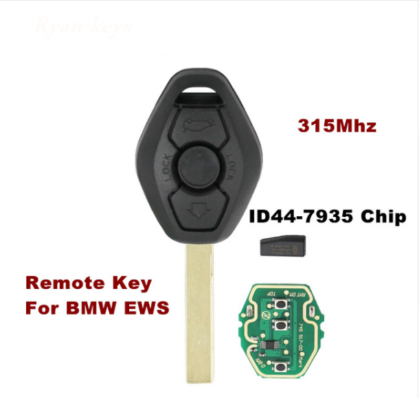 3Buttons 315/433Mhz Remote Key DIY For BMW EWS X3 X5 Z3 Z4